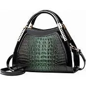 Women Shell Handbag Elegant Purse with Contrast Detail FSS13